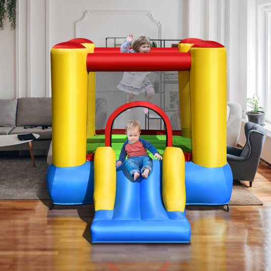 Kids Inflatable Bounce House With Slide, 480W Blower Bounce House Options at Gallery Canada