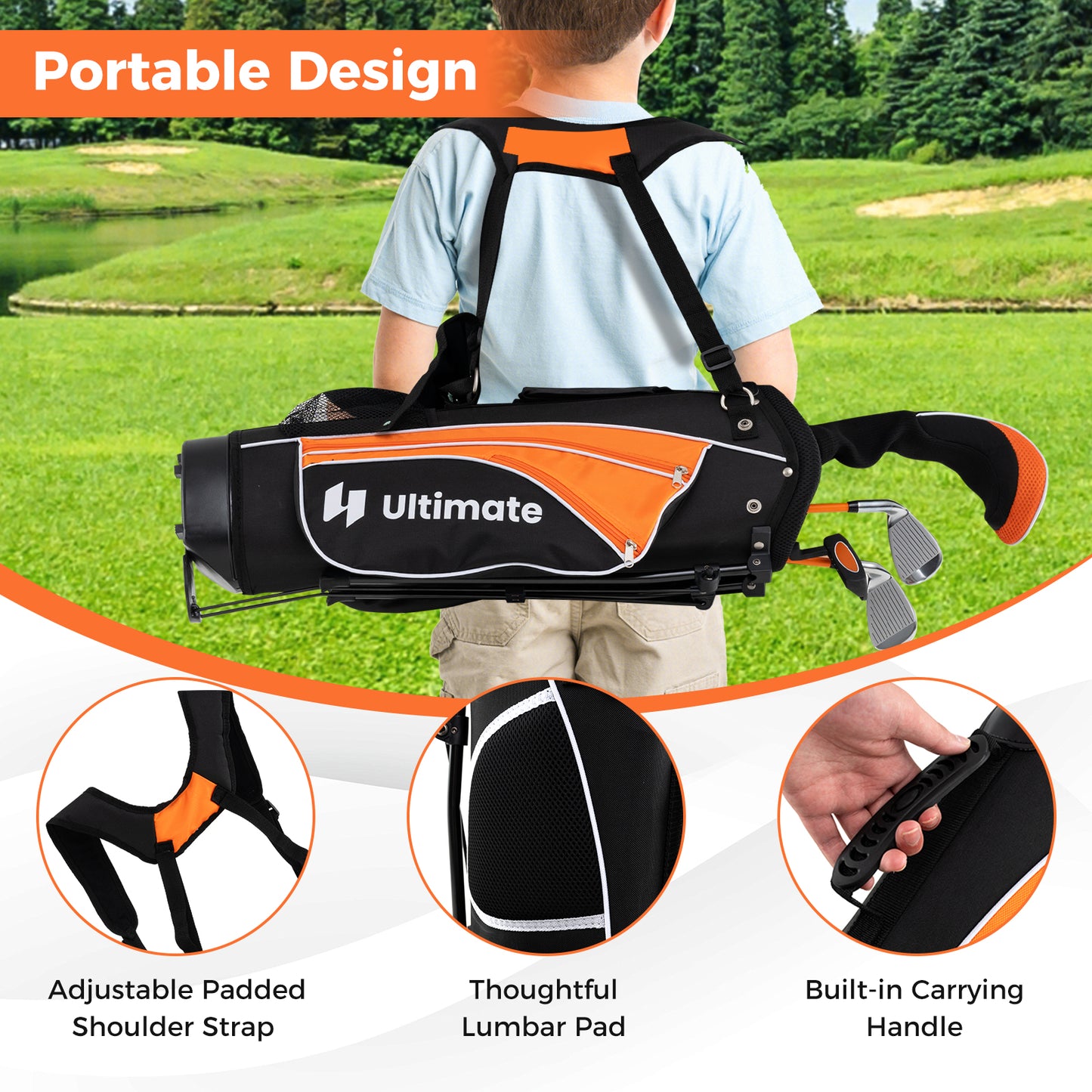Junior Golf Club Set, Age 8-10, Yellow Golf at Gallery Canada