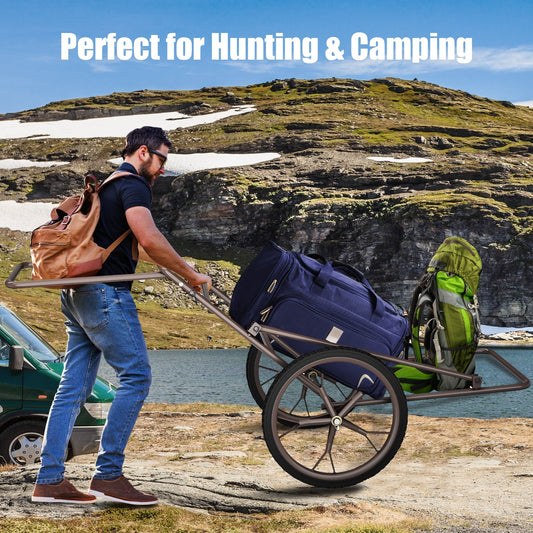 Larger Capacity Folding Deer Game Cart, Bronze
