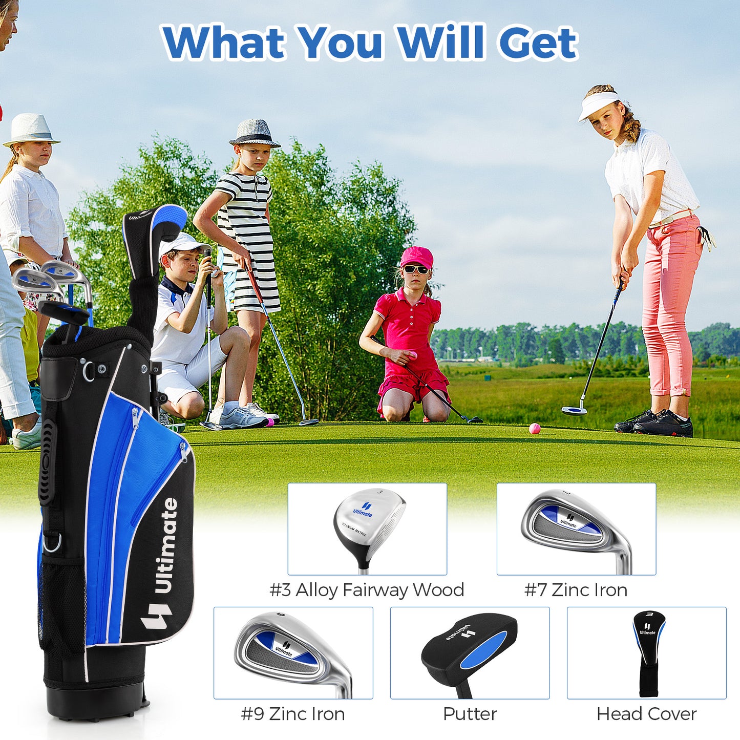 Complete Golf Club Set, Age 11-13, Blue Golf at Gallery Canada