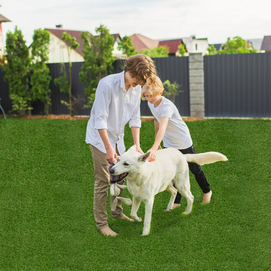 Synthetic Turf Mat, S, Indoor Outdoor, Drainage Holes, Green Faux Plants Green at Gallery Canada