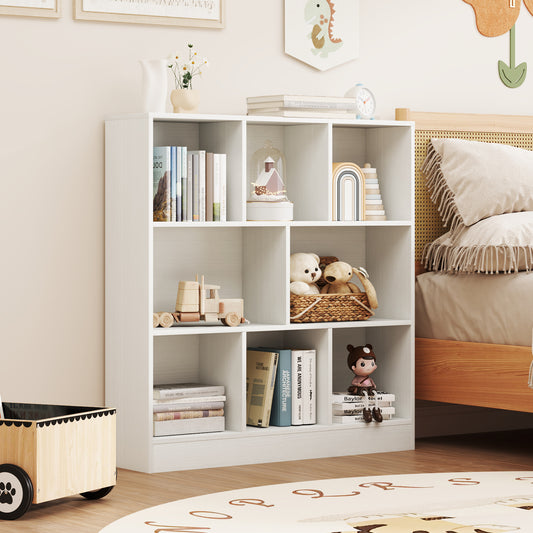 41 Inches 8-Cube Bookcase, White Kids Storage White at Gallery Canada