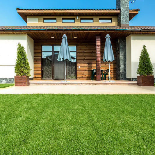 30 PCS Interlocking Artificial Grass Tiles, Green Decorative Fencing & Flooring Green at Gallery Canada