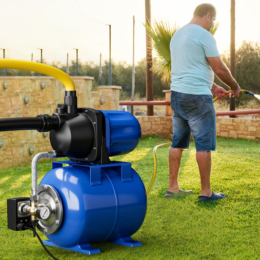 1200W Garden Water Pump, Shallow Well, Pressurized Irrigation, Blue Watering & Irrigation Blue at Gallery Canada