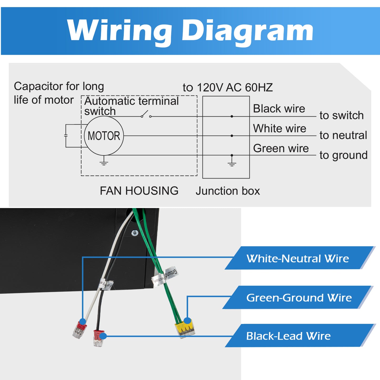 110 CFM Ceiling Mount Exhaust Ventilation Fan with Metal Housing, White Ventilation Fans at Gallery Canada