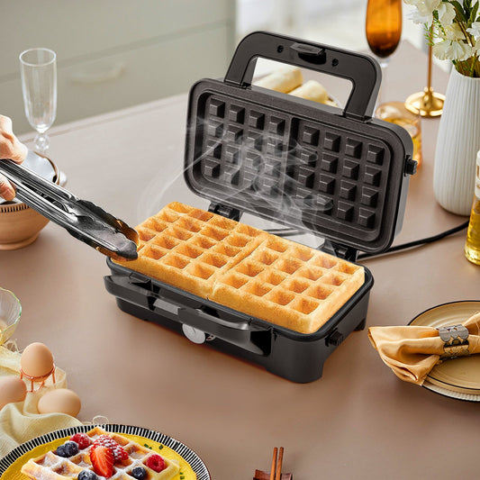 3-In-1 1082W Sandwich Maker, Removable Non-Stick Plates, Black Small Appliances Black at Gallery Canada