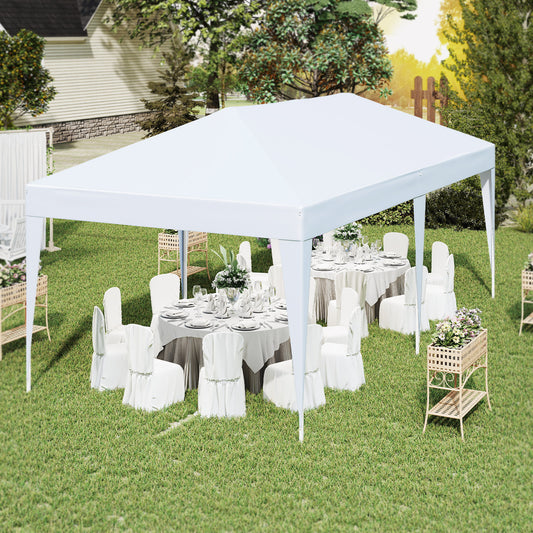 10 x 20 FT Pop Up Canopy Tent With Carry Bag, White