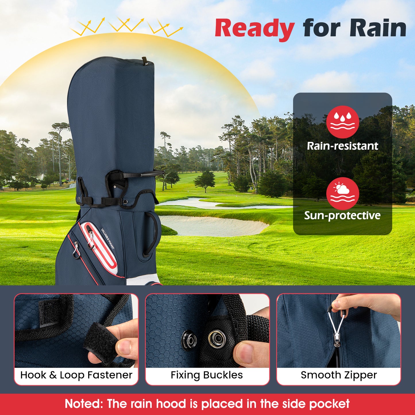 Lightweight Portable Golf Cart Bag, Navy Golf at Gallery Canada