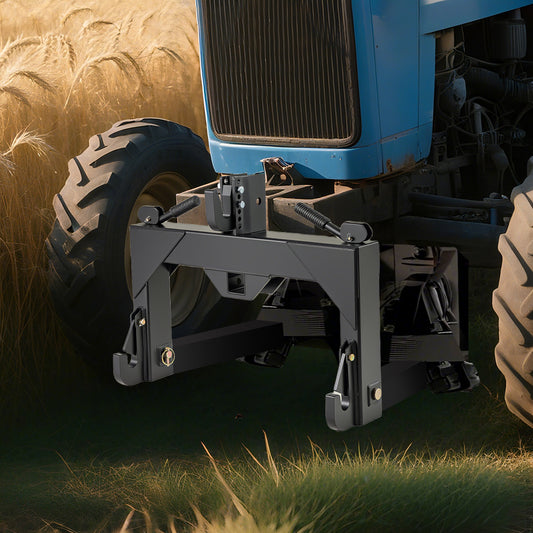 3-Point Quick Hitch, 5 Level Adjustable Bolt, Black