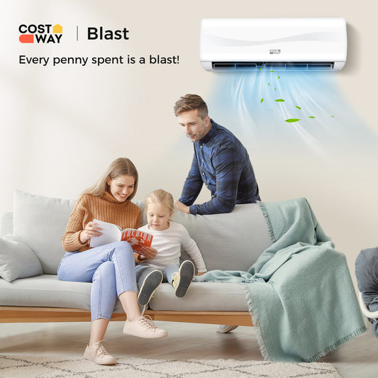 Blast Series 9000 BTU 17 SEER2 208-230V Ductless Mini Split Air Conditioner and Heater, White Mini Split Air Conditioners White at Gallery Canada