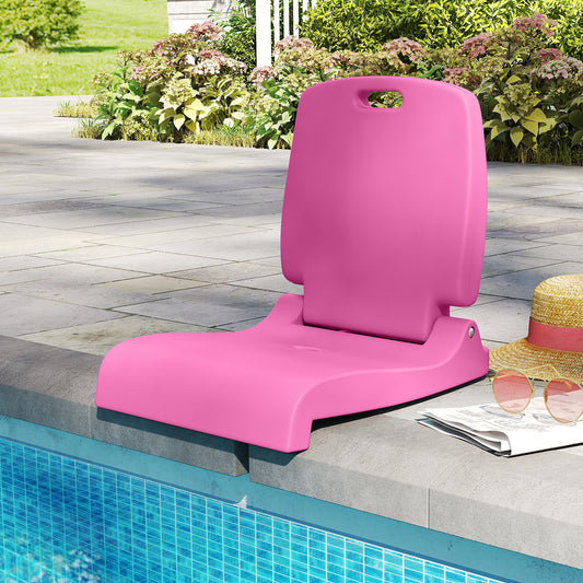 Foldable Outdoor Pool Chair, Pink Beach & Lawn Chairs Pink at Gallery Canada