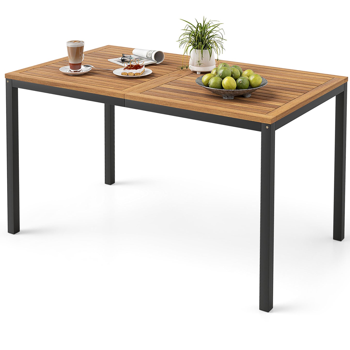 4-Piece Patio Furniture Set Outdoor Dining Chair Set, White Patio Dining Sets at Gallery Canada