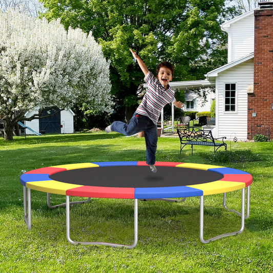 12 Feet Trampoline Pad Replacement, Safety Pad, Fixing Straps, Multicolor Trampoline Accessories Multicolor at Gallery Canada