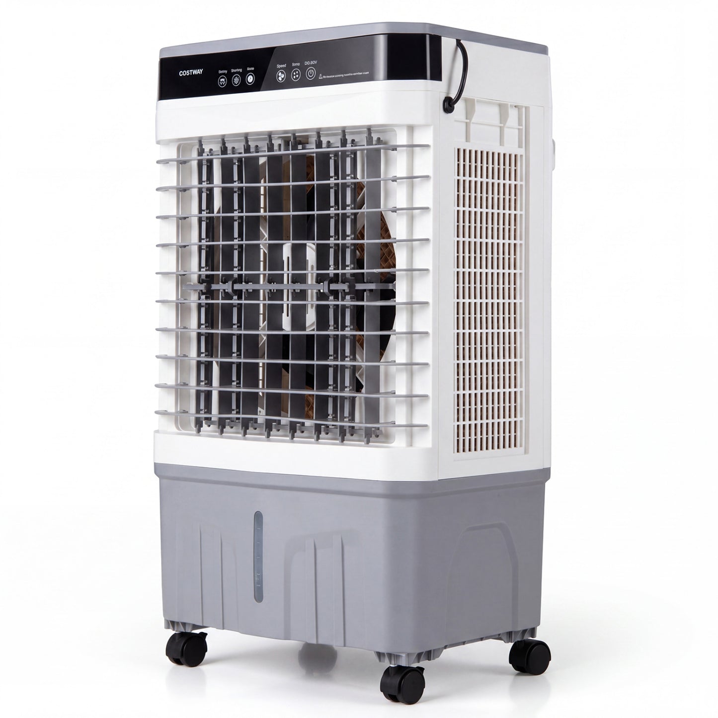 1800 CFM Evaporative Air Cooler, 4 Gal Water Tank, White Air Coolers White at Gallery Canada