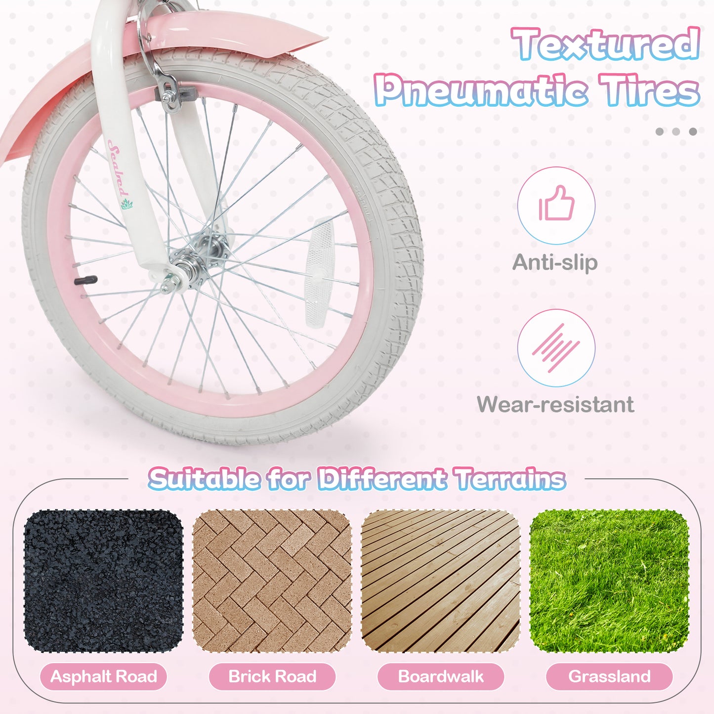 18-Inch Kids Bike, Adjustable, Princess Of The Sea Theme, Pink Kids Bike at Gallery Canada