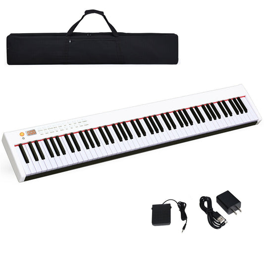 BX-II 88-key Portable Digital Piano with MP3, White Pianos & Keyboards White at Gallery Canada