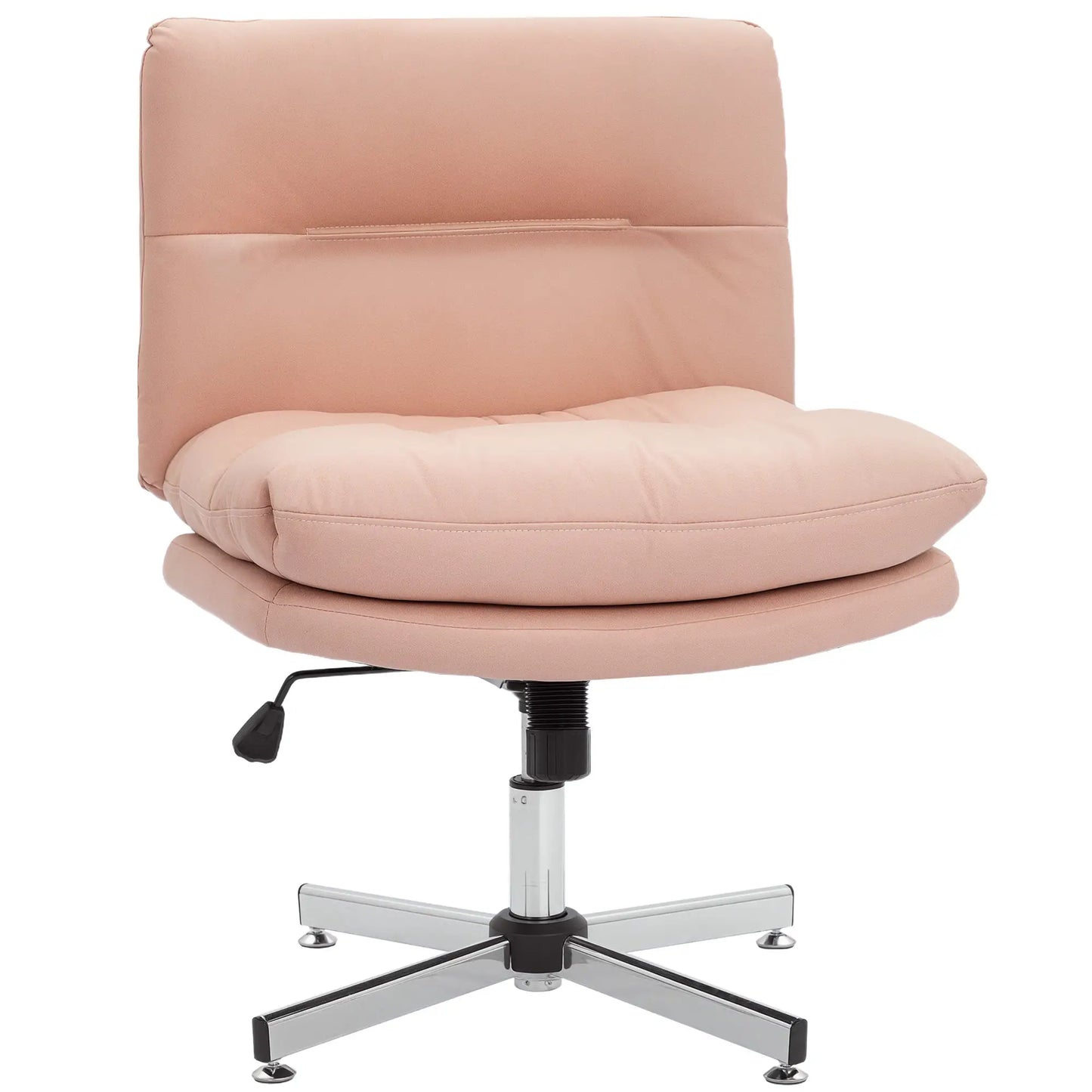 Armless Office Chair, Adjustable Height, Tilt Function, Pink Task Chairs at Gallery Canada