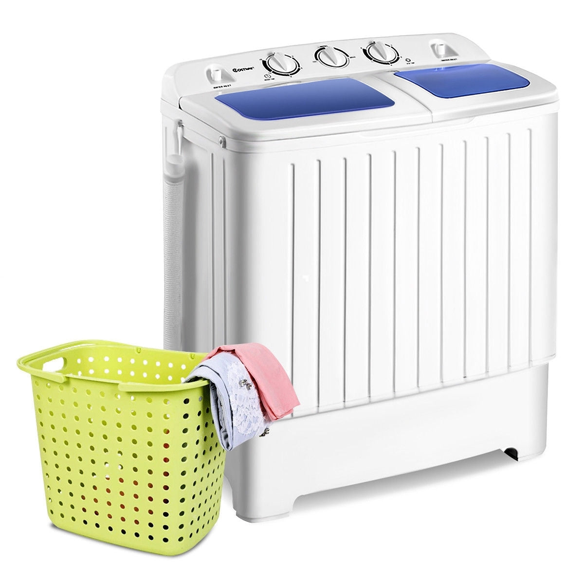 20 lbs Compact Twin Tub Washing Machine for Home Use - Gallery Canada