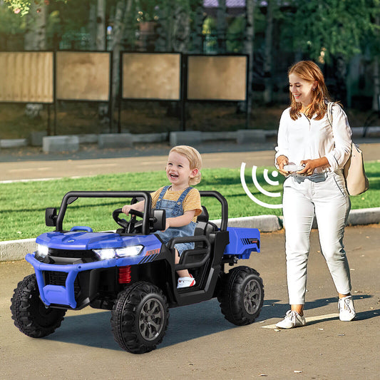 2-Seater Kids Ride On Dump Truck, Blue Powered Ride On Toys Blue at Gallery Canada
