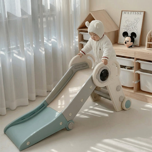 2 In 1 Baby Slide With Climber, 18+ Months, Blue Climbers & Slides Blue at Gallery Canada