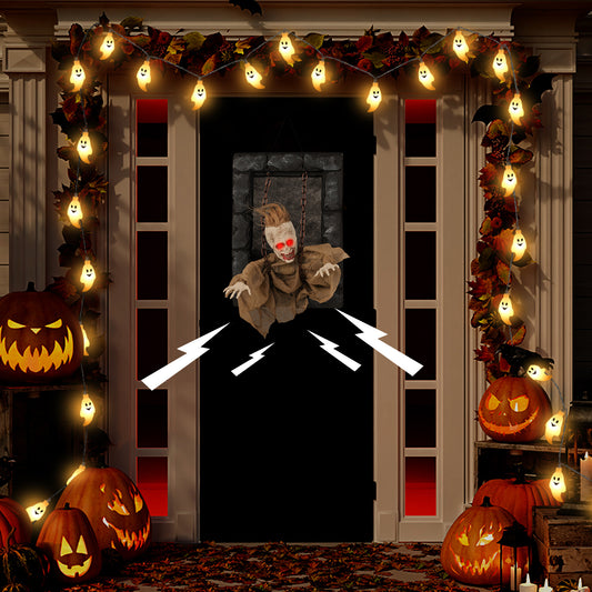 Halloween Hanging Animated Zombie Prisoner Decoration, Sound Activated Halloween Options at Gallery Canada