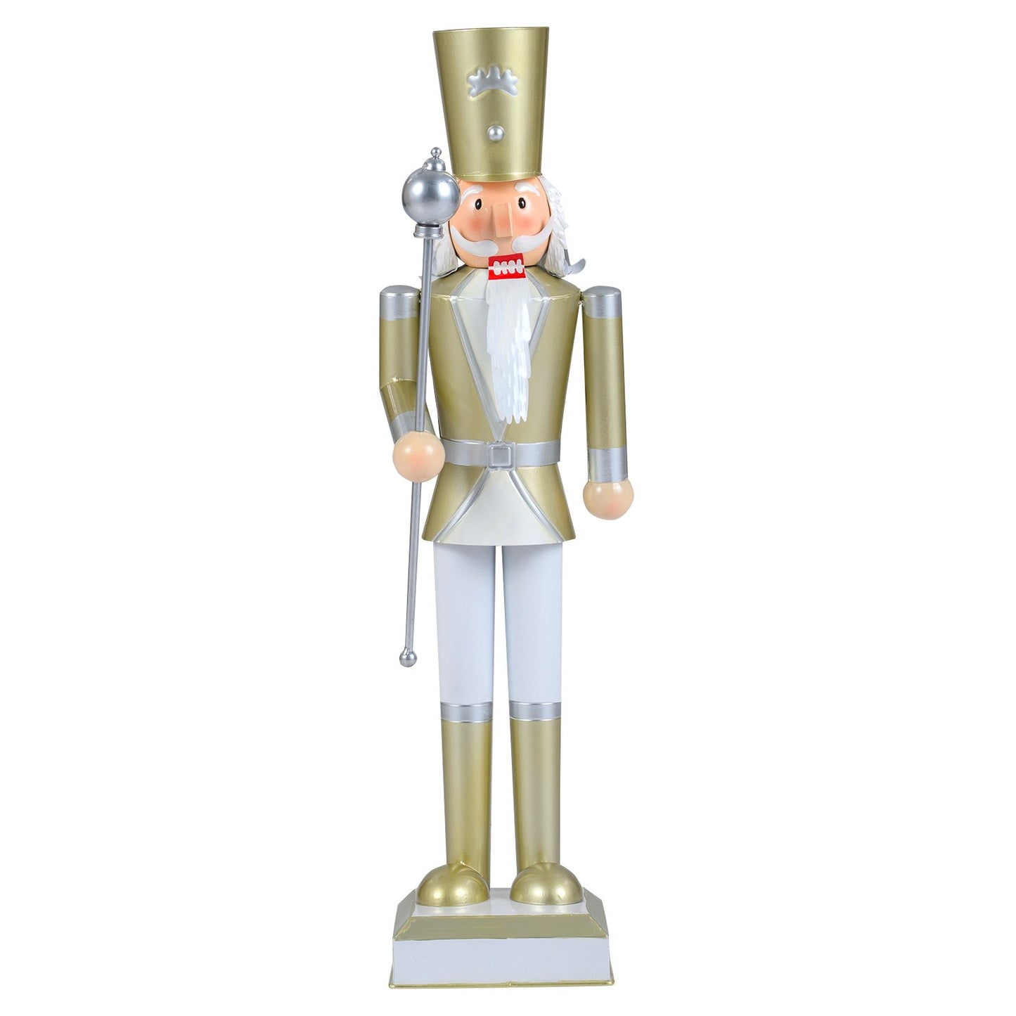32.5 Inch Christmas Nutcracker with High Hat and Beautiful Scepter, Black & Red Christmas Decor & Accessories at Gallery Canada