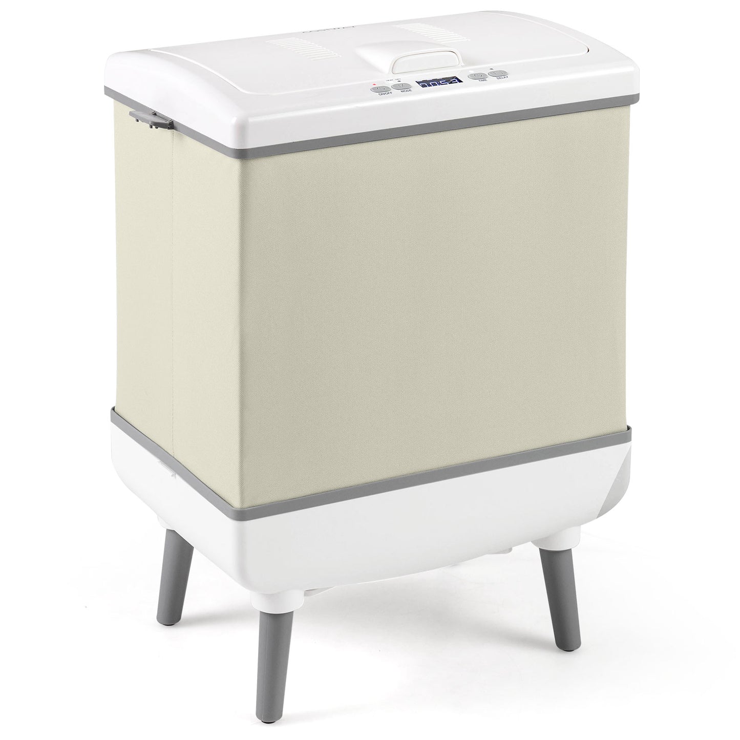 35L Large Towel Warmer with Heating and Drying Modes for Bathroom, Beige Dryers Beige at Gallery Canada