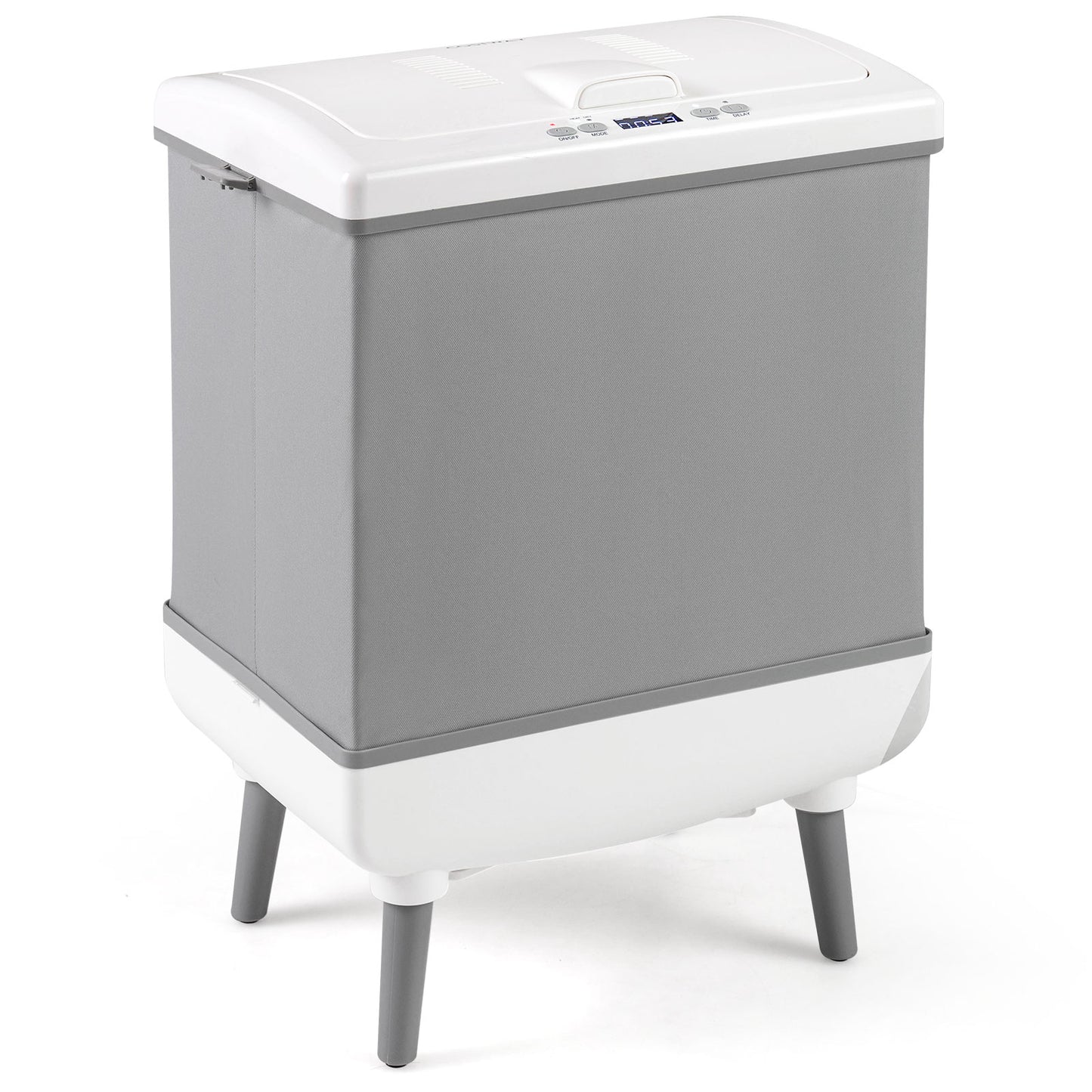 35L Large Towel Warmer with Heating and Drying Modes for Bathroom, Gray Dryers Gray at Gallery Canada