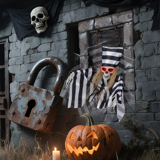 Halloween Decoration, 18 Inch Hanging Skull Prisoner Halloween Options at Gallery Canada