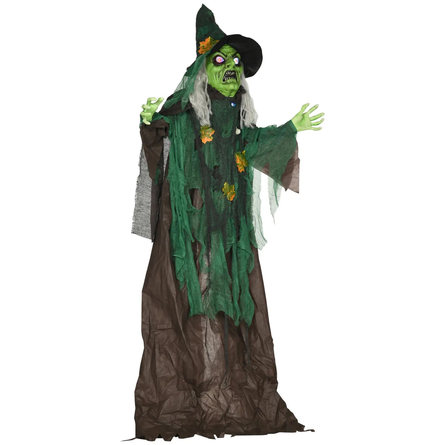 72 Inch Life Size Halloween Witch, Animated Decor with Sound, Motion Activated Halloween Decorations at Gallery Canada