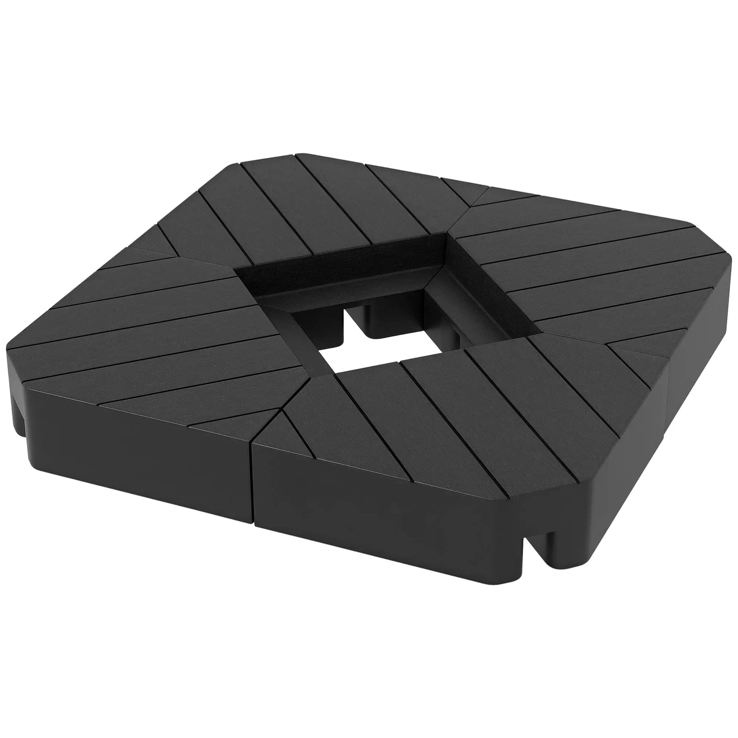 Offset Umbrella Base, 132 lb. Water or 176 lb. Sand Capacity, Black Umbrella Bases at Gallery Canada