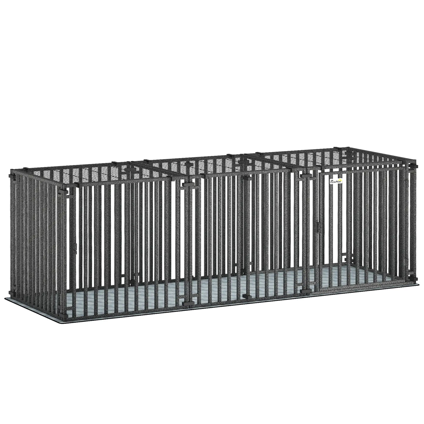 83 Inch Heavy Duty Dog Crate, Extra Large Metal Cage With Mat Dog Cages & Crates at Gallery Canada