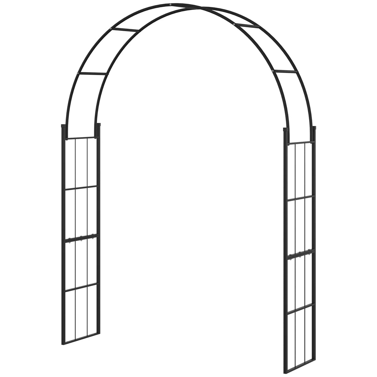 7FT Garden Arch Trellis, Outdoor Wedding Arbor for Climbing Plants Garden Arches at Gallery Canada