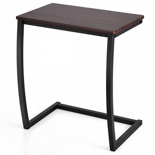 Steel Frame C-shaped Sofa Side End Table, Coffee at Gallery Canada
