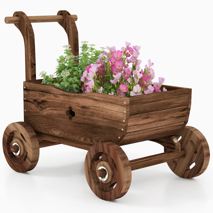 3-Piece Decorative Garden Ensemble: Mobile Planters for a Lush Oasis Garden at Gallery Canada