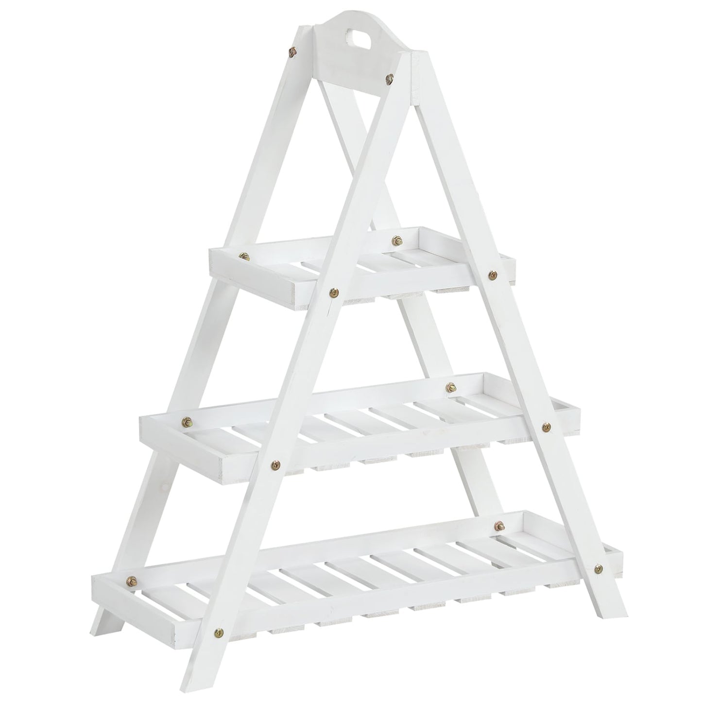 3-Tier Plant Stand Plant Stands White at Gallery Canada
