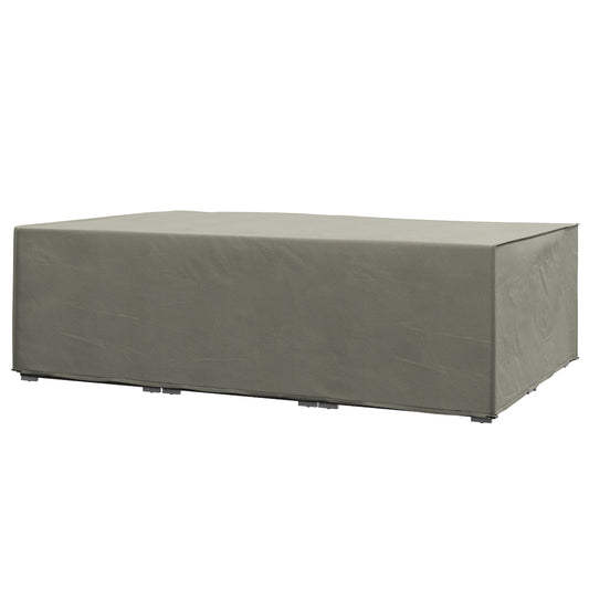 Patio Furniture Covers Outdoor Scetional Table Chair Shelter, UV Rain Protective, 87.5" x 61" x 26.5", Grey - Gallery Canada