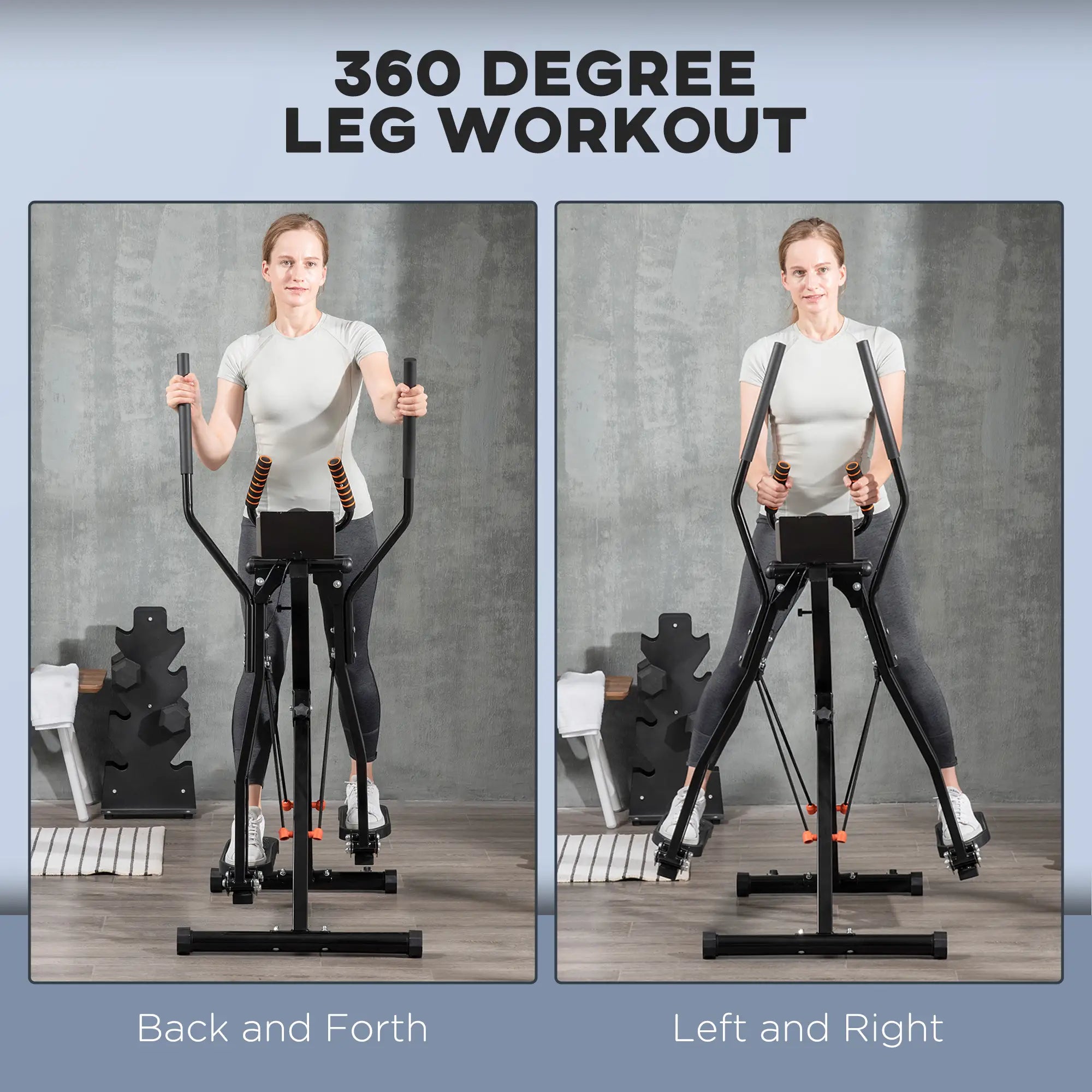 Gazelle Glider Air Walker, Elliptical Trainer, 4 Resistance Levels, LCD Monitor Aerobic Equipment at Gallery Canada