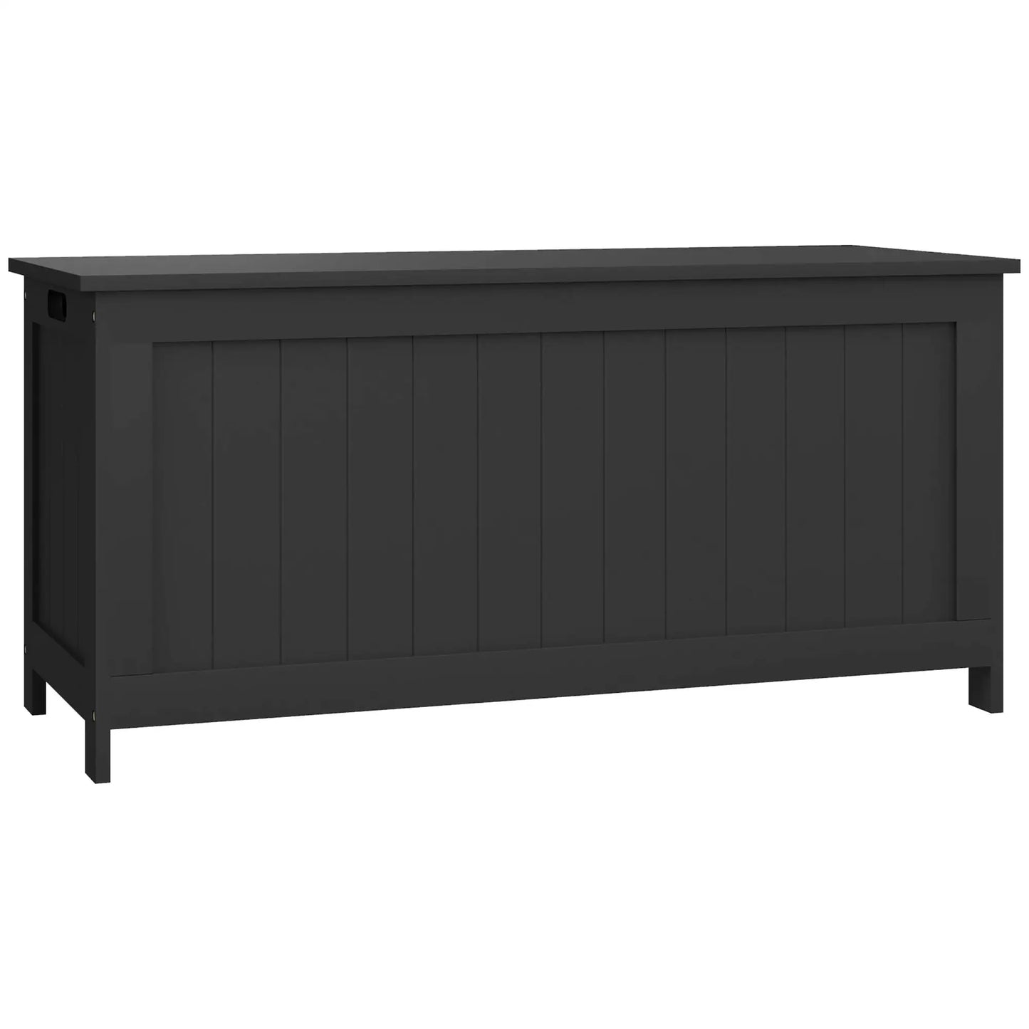 Storage Trunk, Modern Entryway Bench with Side Handles, Black Storage Ottomans & Benches at Gallery Canada