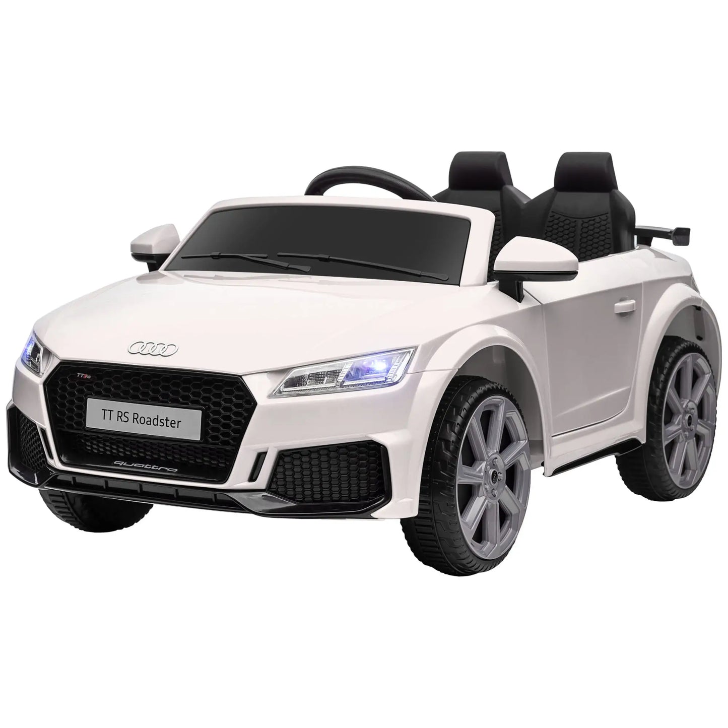 Kids Ride On Car 6V, Remote Control, Adjustable Speed, White Electric Toy Cars at Gallery Canada
