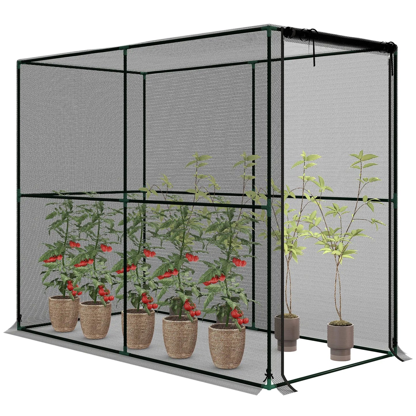 Plant Protection Cage With Zippered Door, Black Crop Cage at Gallery Canada