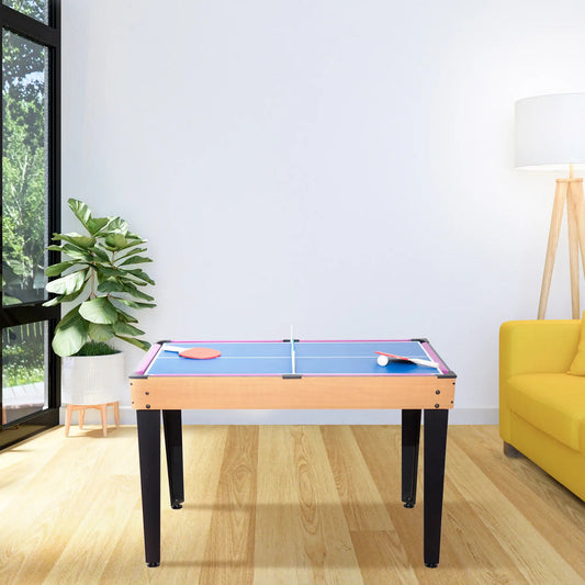 3 in 1 Multi-Use Mini Games Table Tennis, Billiard, Air Hockey Set Game Tables Black, Brown, Multicolour at Gallery Canada