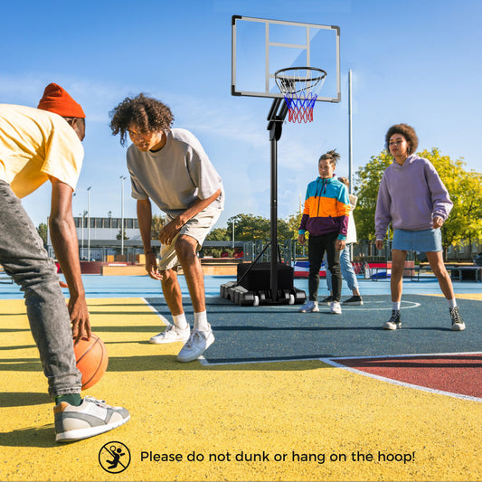 Adjustable Basketball Hoop, 4.9-10 Feet, Shatterproof Backboard Sport Equipments Options at Gallery Canada