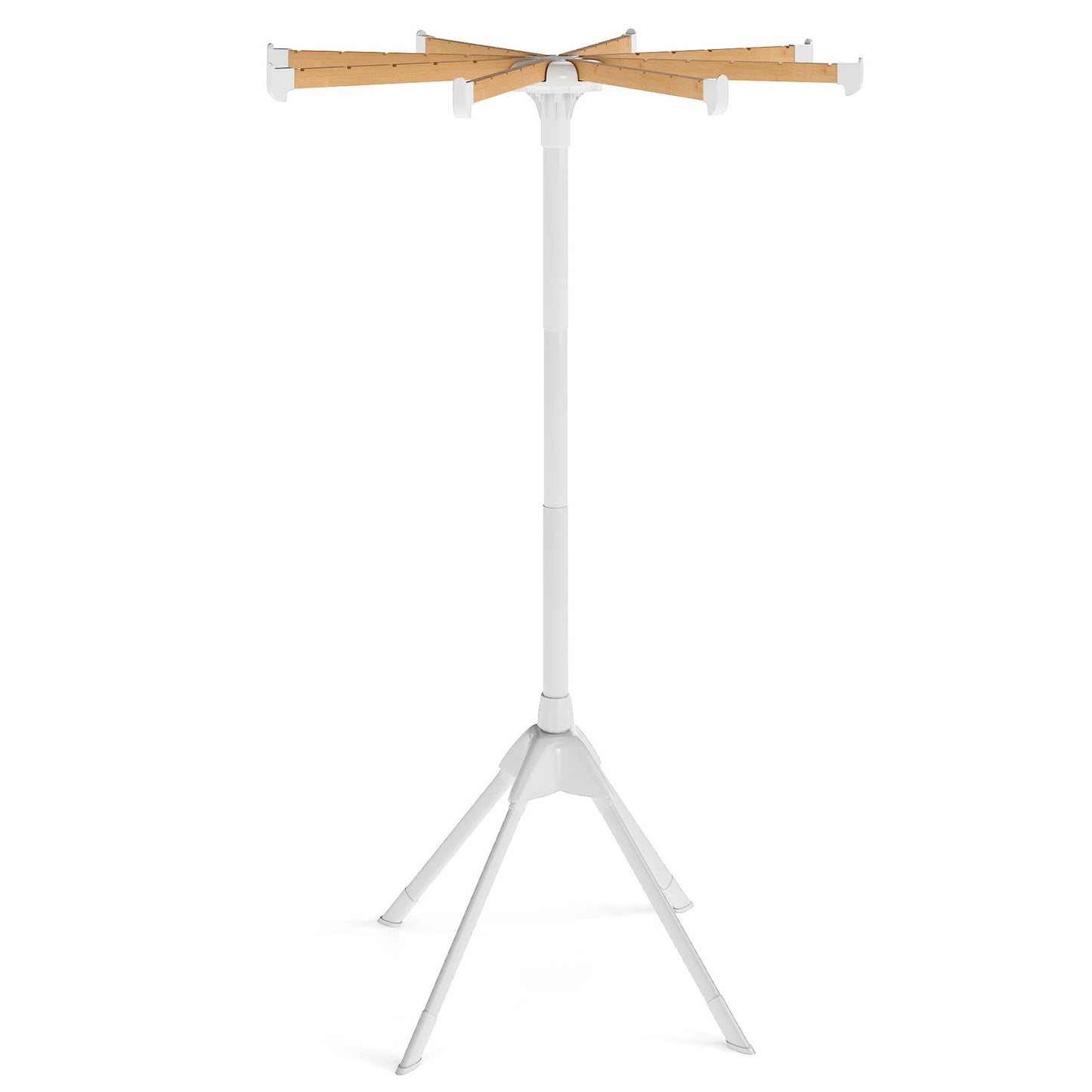 4 Legs Foldable Clothes Drying Rack with 8 Bamboo Hanging Rods and 40 Hanger Slots Drying Racks at Gallery Canada