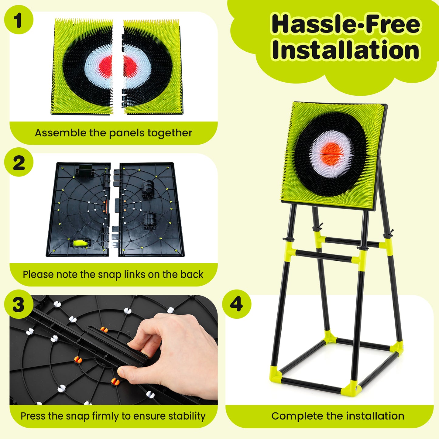 Kids Throwing Target Set, 4 In 1 Bristle Target Game Game Room at Gallery Canada