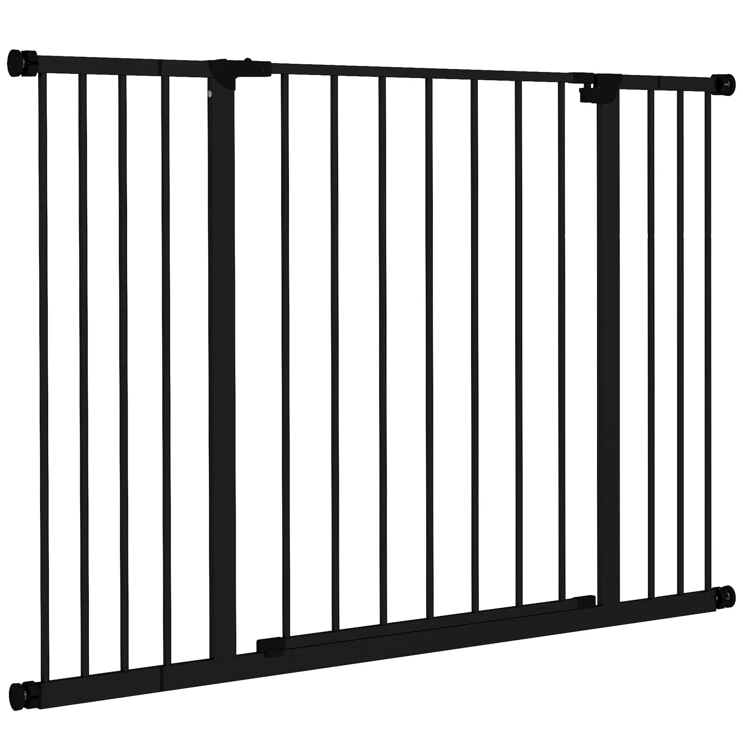 Pressure Fit Dog Gate, 29.9''-42.1'' Width, Black Houses, Kennels & Pens at Gallery Canada