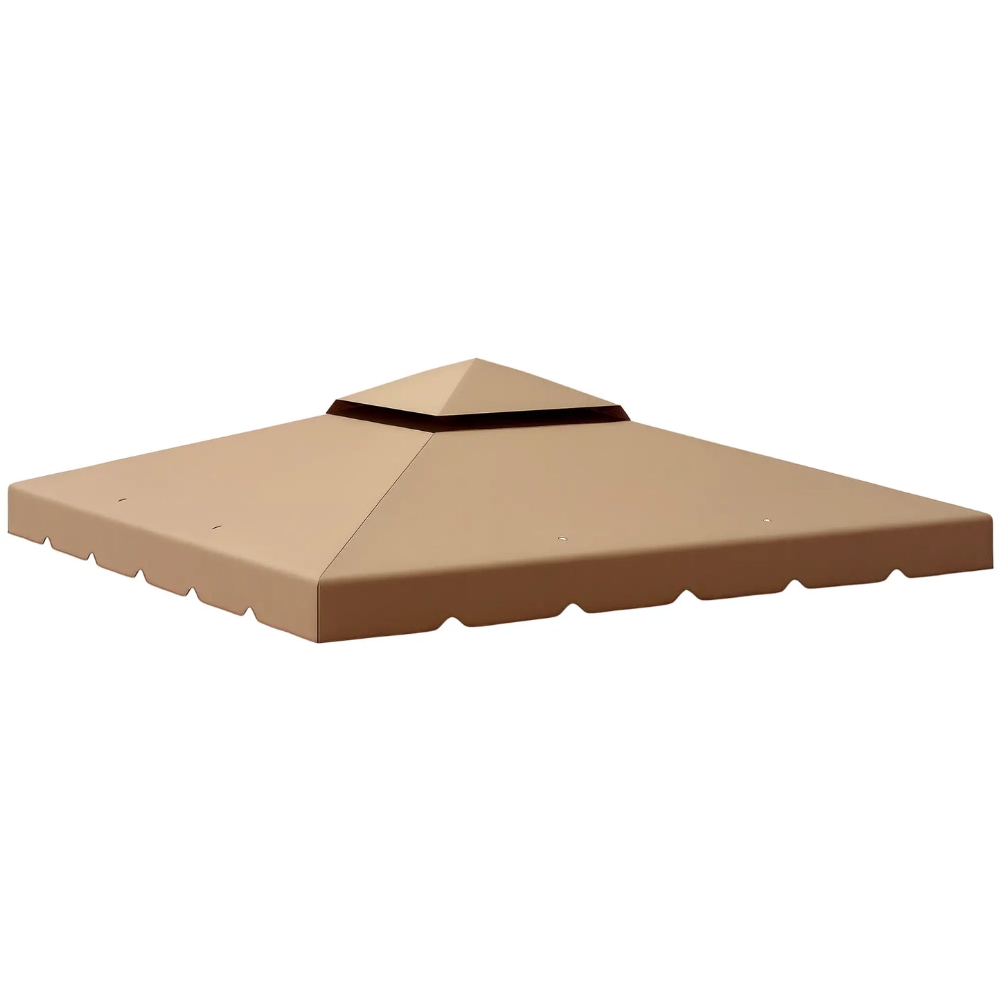 10' x 10' Replacement Canopy, Gazebo Top Cover, Double Vented Roof, Khaki Gazebos at Gallery Canada