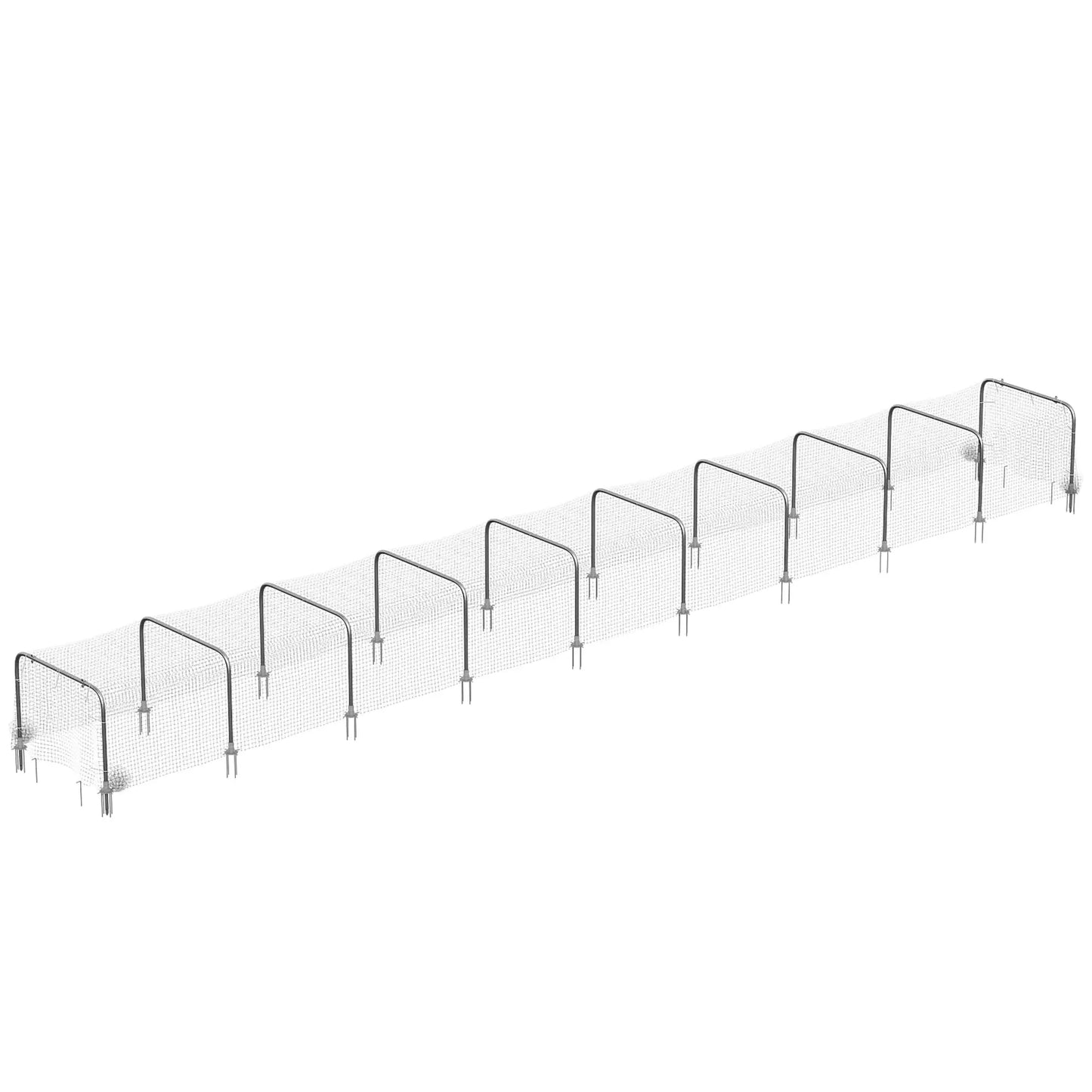 Extra Long Chicken Tunnel for Outside, 354" x 39" Galvanized Steel Chicken Run for 10-15 Chickens or Ducks Chicken Coops at Gallery Canada