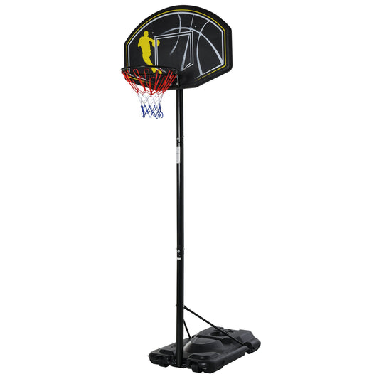 6.5'-10' Adjustable Portable Basketball Hoop System Stand Outdoor for Kids Youth Adult at Gallery Canada