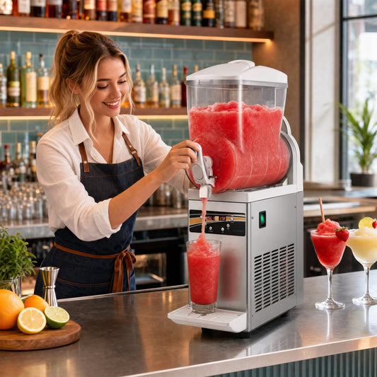 507 Oz Commercial Slushy Machine, Silver Ice Crushers & Shavers Silver at Gallery Canada